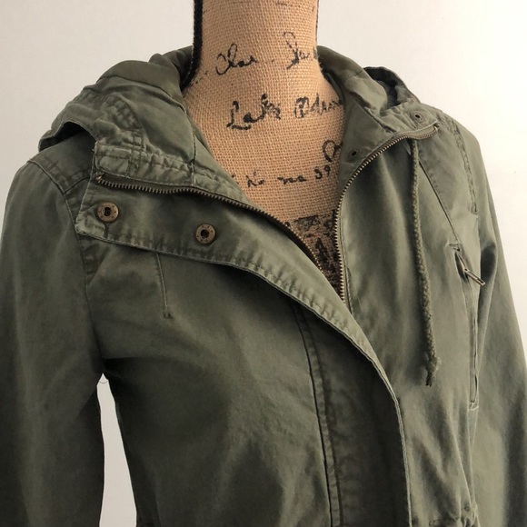 Ambiance Green Utility Cargo Adirondack Jacket Sz S - Picture 5 of 16